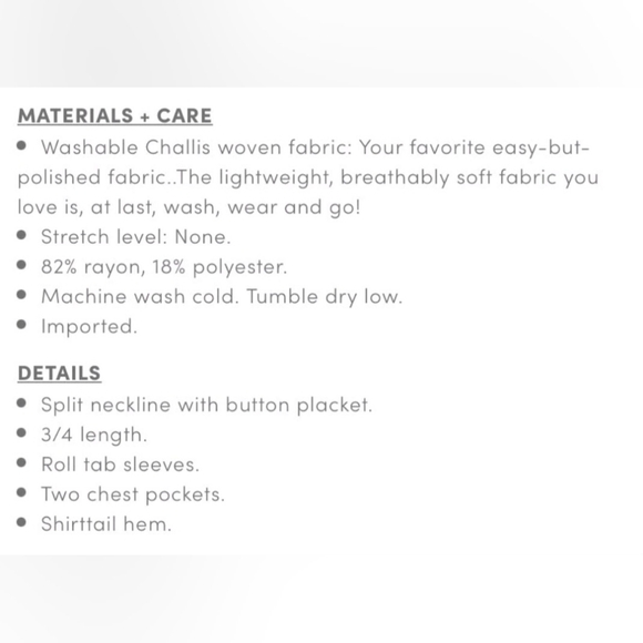 Plaid 3/4 Button-Up Shirt - Picture 6 of 6